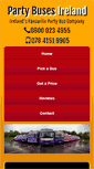 Mobile Screenshot of partybusesireland.com